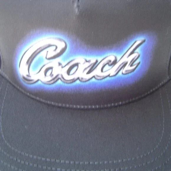 NEW AUTHENTIC COACH AIRBRUSH COACH CAP/HAT #C0977